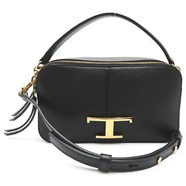 TOD'S Timeless 2way Shoulder Bag Black