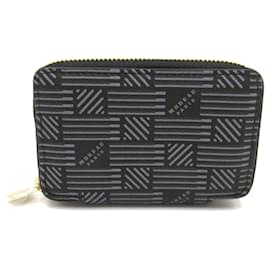 Autre Marque-Morabito Black Leather Coin Purse-Black