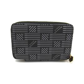 Autre Marque-Morabito Black Leather Coin Purse-Black