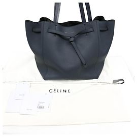 Céline Celine Cabas Phantom Tote Bag in Navy Navy blue