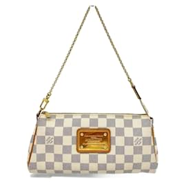 Louis Vuitton-Louis Vuitton Damier Azur Eva Pouch Shoulder Bag-White