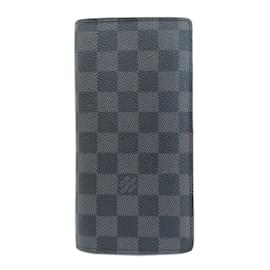 Louis Vuitton-Louis Vuitton Portefeuille Brazza Long Wallet-Damier ebene