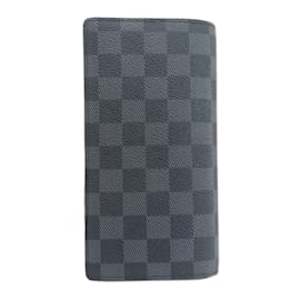 Louis Vuitton-Louis Vuitton Portefeuille Brazza Long Wallet-Damier ebene