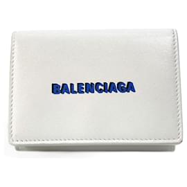 Balenciaga-Balenciaga Trifold Wallet-White
