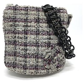 Borsa a Spalla Chanel Camelia Chain Marrone