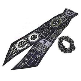 Chanel-Chanel CC Mark 2-Piece Hair Accessory Set-Black