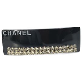 Accessorio per capelli Chanel 05P Valletta Nero Argento Nero
