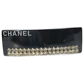 Chanel-Chanel 05P Hair Accessory Valletta Black Silver-Black