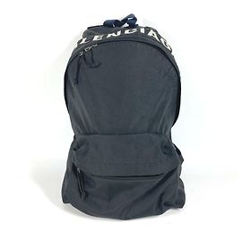 Balenciaga Bicolor Backpack Black
