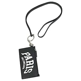 Balenciaga-Porta-moedas de couro preto Balenciaga-Preto