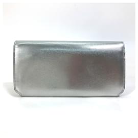 Balenciaga-Balenciaga Silver Long Wallet-Silvery