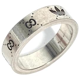Gucci Silver Band Ring Silvery