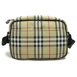 Burberry-Burberry Beige Nylon Shoulder Bag-Beige