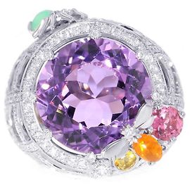 Anillo de oro blanco Chaumet Plata