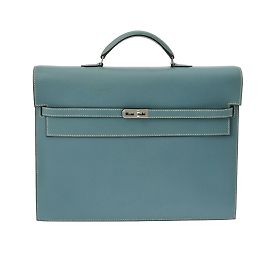 Hermès Borsa Hermes Kelly Depeche 38 Blu