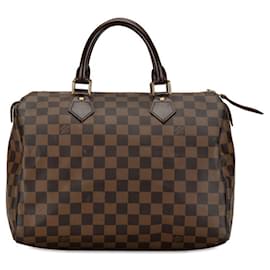 Louis Vuitton-Louis Vuitton Damier Speedy 30 Handtasche-Braun,Damier ebene