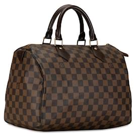 Louis Vuitton-Louis Vuitton Damier Speedy 30 Handtasche-Braun,Damier ebene