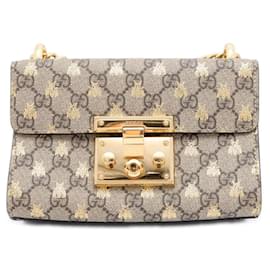 Gucci-Bolsa de Ombro Gucci Chain Padlock Small-Bege