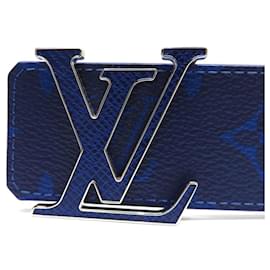 Louis Vuitton-Louis Vuitton Taigarama Reversible Belt-Blue