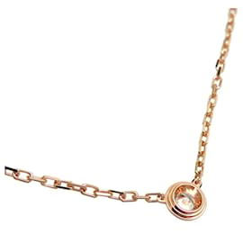 Cartier-Cartier 0.09ct Diamond D'Amour Small Ladies Necklace-Pink