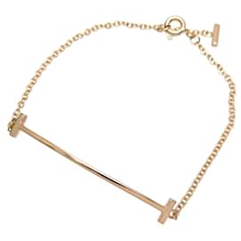 Tiffany & Co-Pulseira Tiffany T Smile para mulheres em ouro rosa-Rosa