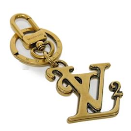 Louis Vuitton-Louis Vuitton Keychain Porto Cle Squared-Golden