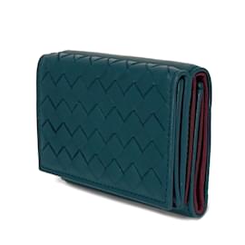 Bottega Veneta-Bottega Veneta Tiny Wallet in Deep Blue-Dark blue