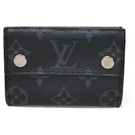 Louis Vuitton-Louis Vuitton Tri-fold Wallet Discovery Compact-Black