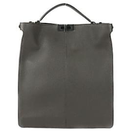 Fendi-Fendi Peekaboo I See You Tote Bag-Brown