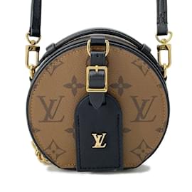 Louis Vuitton-Bolsa de Ombro Monogram Reverse Louis Vuitton-Bege,Monograma