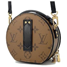 Louis Vuitton-Bolsa de Ombro Monogram Reverse Louis Vuitton-Bege,Monograma