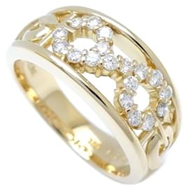 Céline-Celine Diamond Band Ring in 18K Yellow Gold-Golden