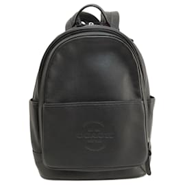 Coach-Coach C5388 Leather Backpack-Black