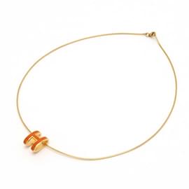 Hermès-Collier Choker Pendentif Hermes Pop H-Orange