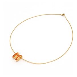 Hermès-Collier Choker Pendentif Hermes Pop H-Orange