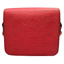 Louis Vuitton-Sac à épaule Louis Vuitton Cartesier Epi Rouge-Rouge