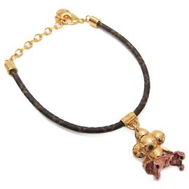 Louis Vuitton Monogrammarmband Vivienne Kickflip Golden Monogramm