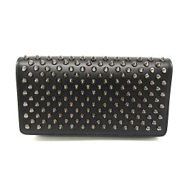 Christian Louboutin Macaron Spike Studs Wallet Black