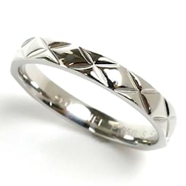 Chanel-Chanel Pt950 Platinum Matelasse Medium Ring-Other