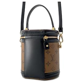 Louis Vuitton-Louis Vuitton Monogram Reverse Cannes Vanity Bag-Black