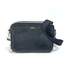 Christian Dior-Christian Dior Oblique Galaxy Shoulder Bag-Black