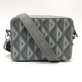 Christian Dior-Christian Dior Gray Shoulder Bag-Brown