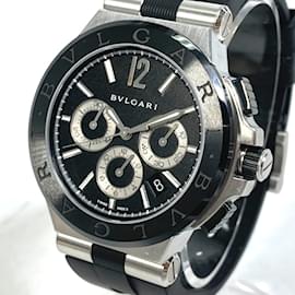 Bulgari-Bvlgari DG42SCCH Chronograph Automatic Wristwatch-Black