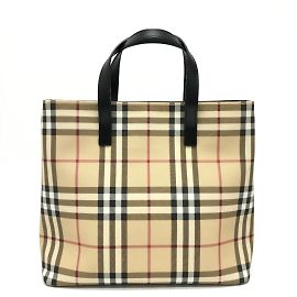 Bolsa de mão xadrez Burberry Bege