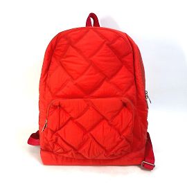 Bottega Veneta Maxi Intrecciato Backpack Red