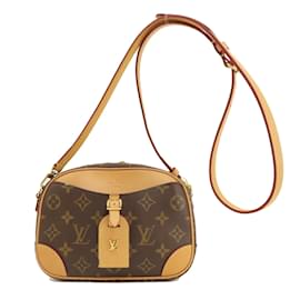 Louis Vuitton-Louis Vuitton M45528 Deauville MINI Monogram Shoulder Bag-Monogram