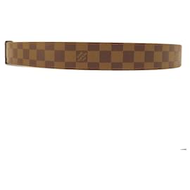 Louis Vuitton-Louis Vuitton M9807 Santur Initiale Damier Ebene Belt-Damier ebene