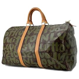 Louis Vuitton-Louis Vuitton Monogram Boston Bag-Olive green,Monogram