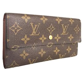 Louis Vuitton-Louis Vuitton Brown Tri-Fold Wallet-Brown