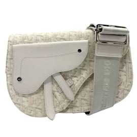 Christian Dior-Dior Homme Light Gray Body Bag-Grey